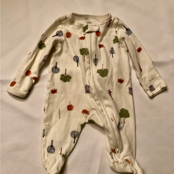 Carter’s Sleep-n-play two way zipper onsies, set of 4 - Picture 6 of 13